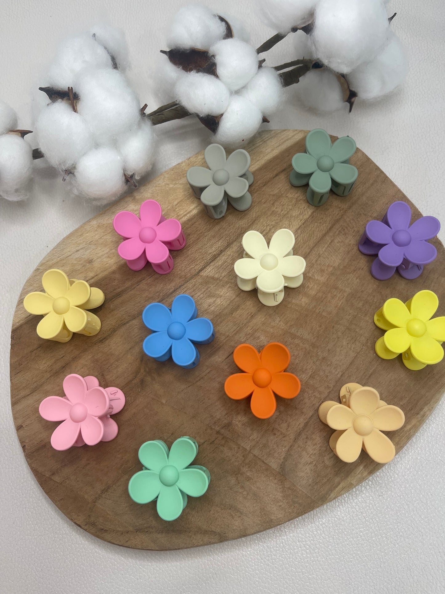 Petite barrette fleur - Divers coloris
