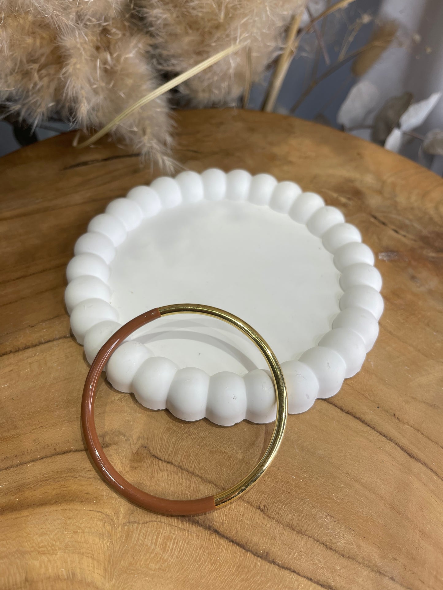 Jonc Colette - Bi-color et acier inoxydable